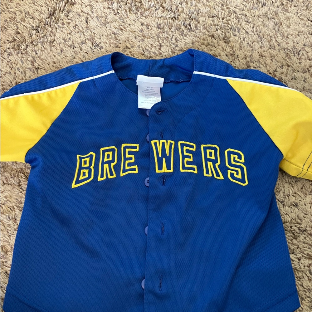 3t Milwaukee brewers jerseys